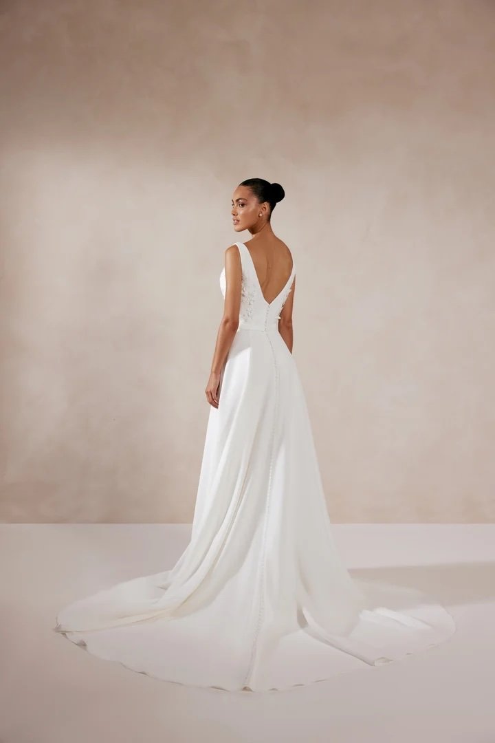A-Line with 3D Appliques