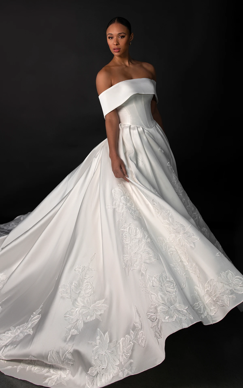 strapless open back dress Essense of Australia D2352 main image 0
