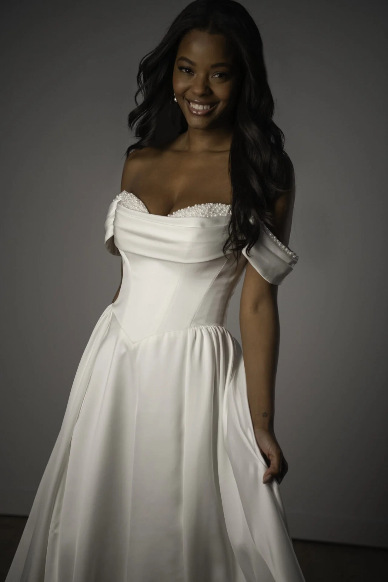 Basque Waist Ballgown