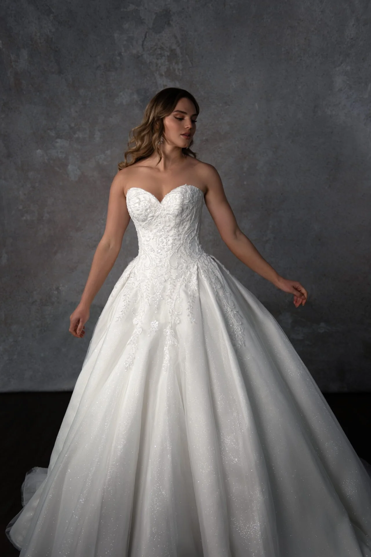 Flat Front Ballgown