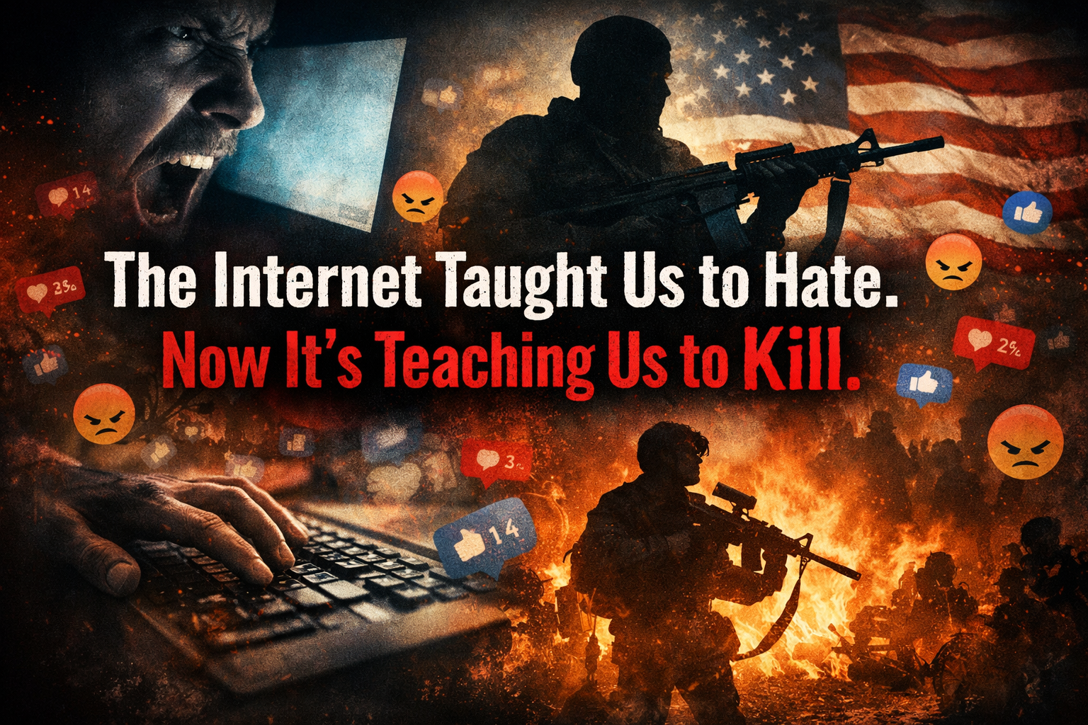 The Internet Taught Us to Hate. Now It’s Teaching Us to Kill.