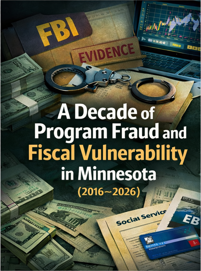 A Decade of Program Fraud and Fiscal Vulnerability in Minnesota (2016–2026)