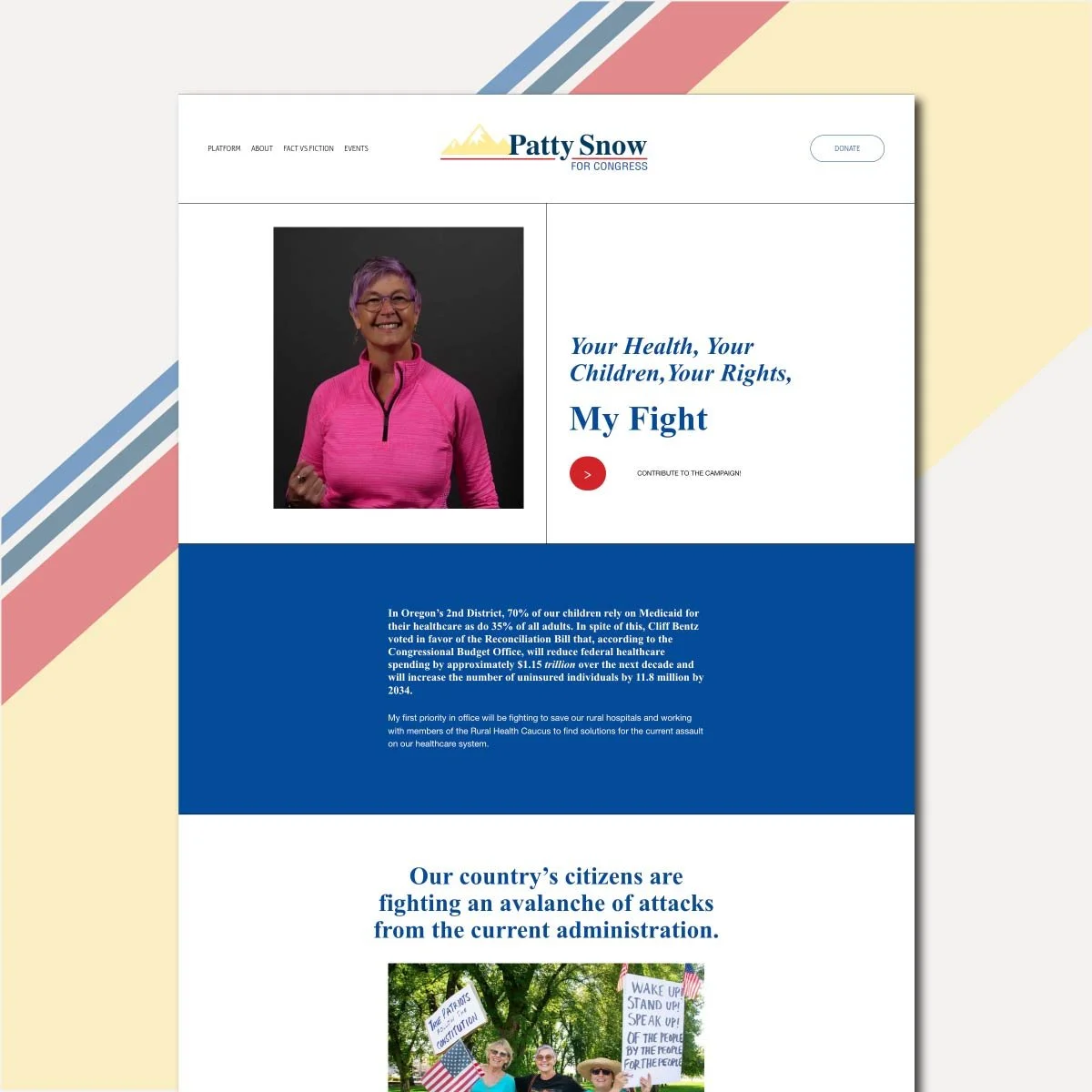 Political Campaign Website Examples & Work | Left Campaigns