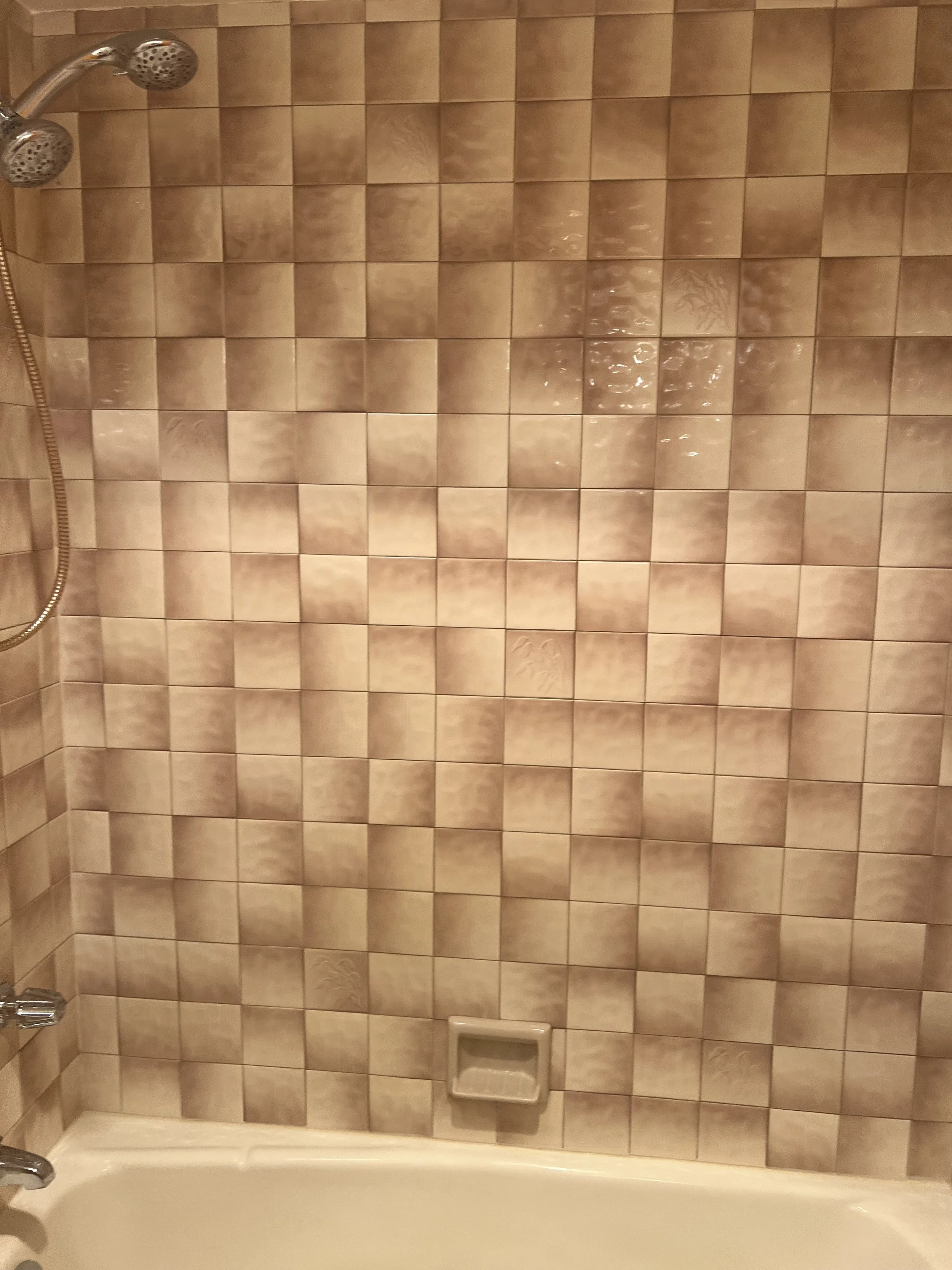 Those grout lines didn't stand a chance! We got this bathroom move-in ready.