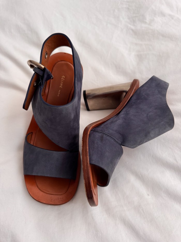 Celine Suede Sandals