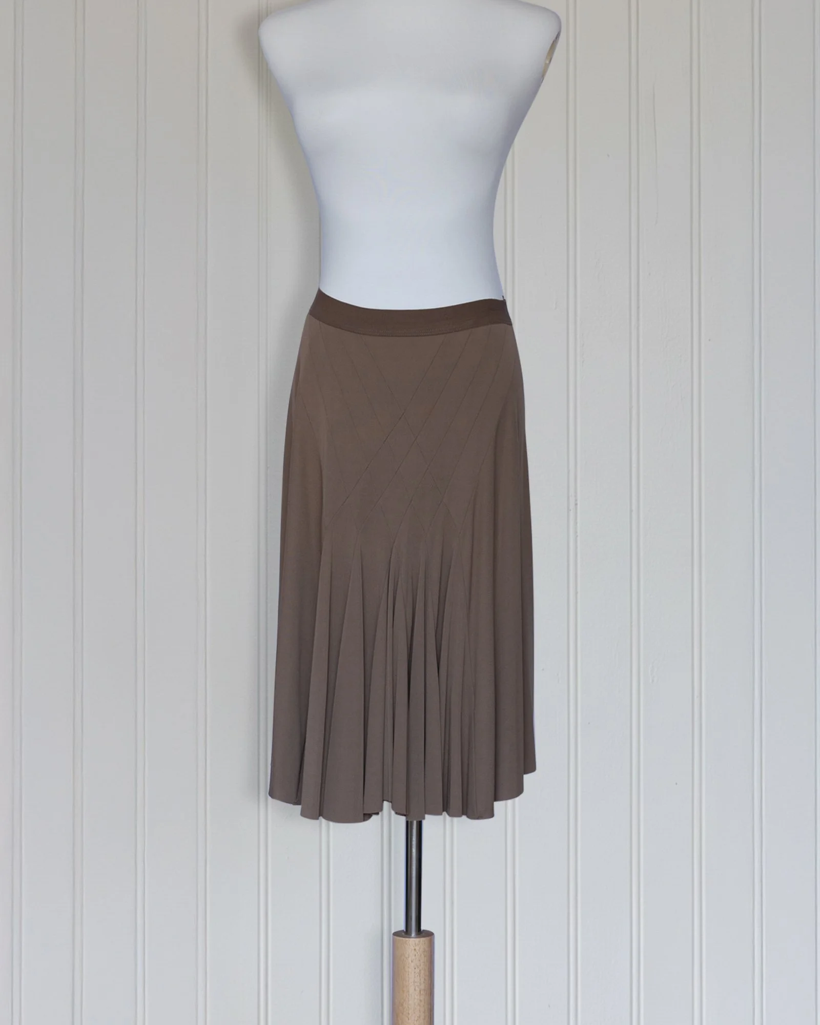 Scanlan & Theadore Mocca Jersey Skirt