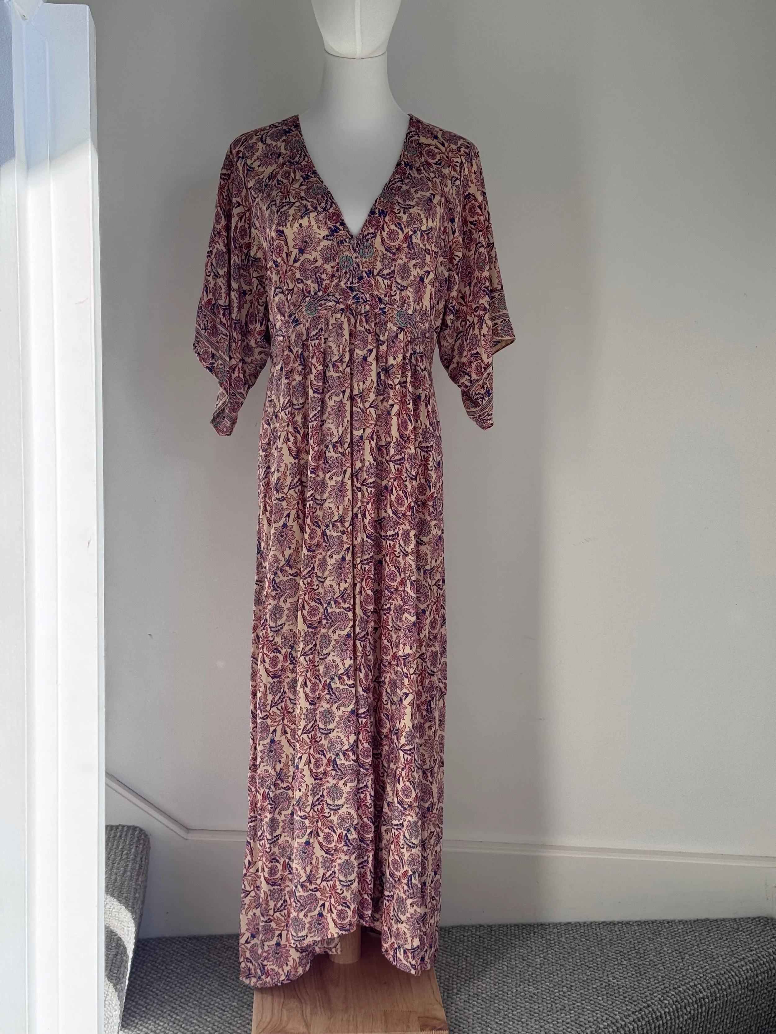 Natalie Martin Floral Midi Length Dress (L)