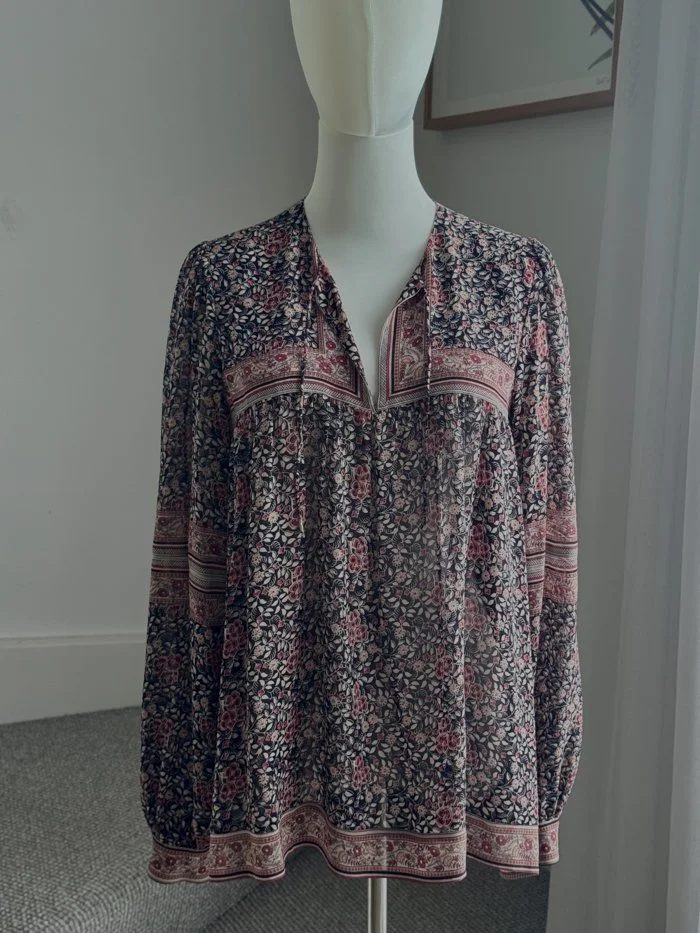 Ulla Johnson Paisley Print Top
