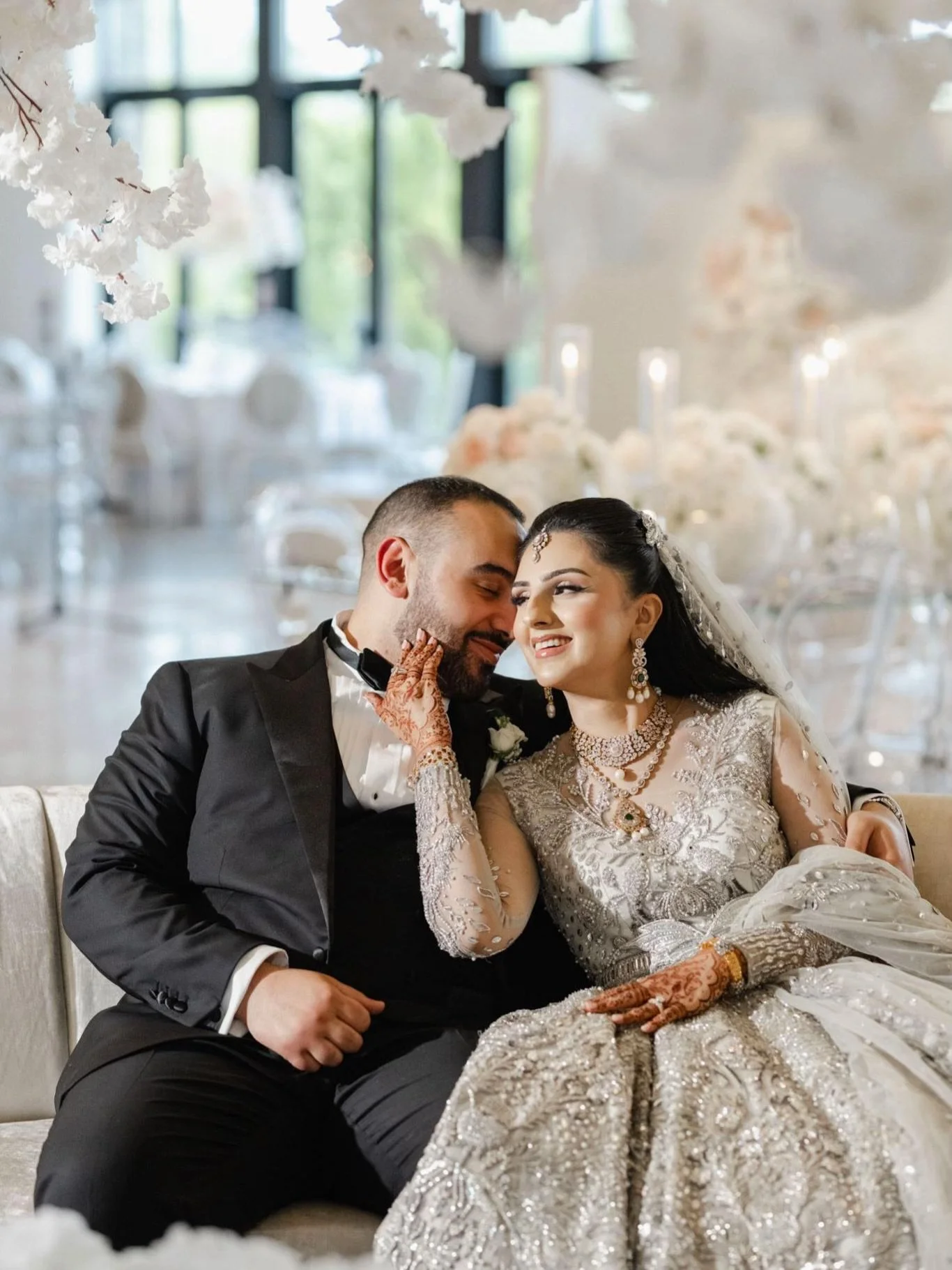 Modern blush, timeless romance for Omar &amp; Mariam&rsquo;s dreamy wedding 🤍

Design &amp; Decor @futureeventsto 
Coordination @detailsbydaniela 
Venue @thearlingtonestate 
Furniture @detailzfurniturerentals 
Floor wrap @universalfloorwraps 
Statio