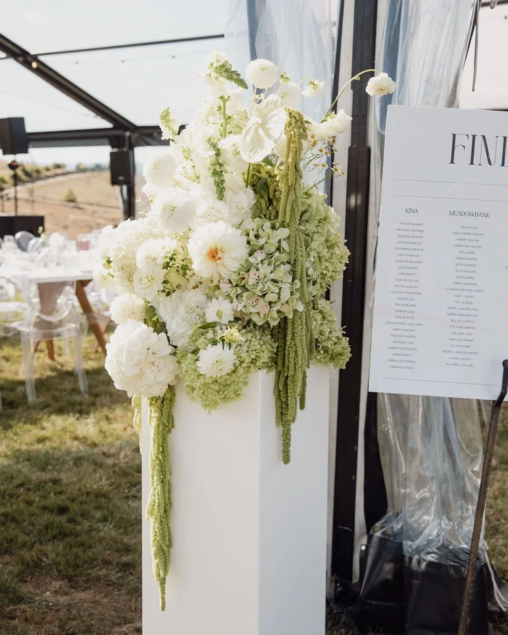 I love plinth arrangements and these ones were a favourite of mine! So fun to create beautiful statement pieces for the ceremony and then repurpose them for the reception 🤍

Photography @sapphirestudios___ 

#weddingflowers #weddingsnelsonnz #nzwedd