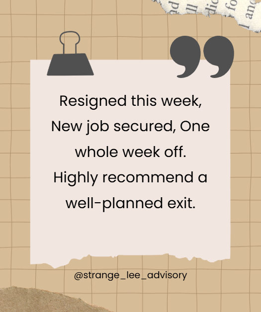 I Resigned This Week (With a Job Lined Up and a Week Off). Here’s What I Learned.