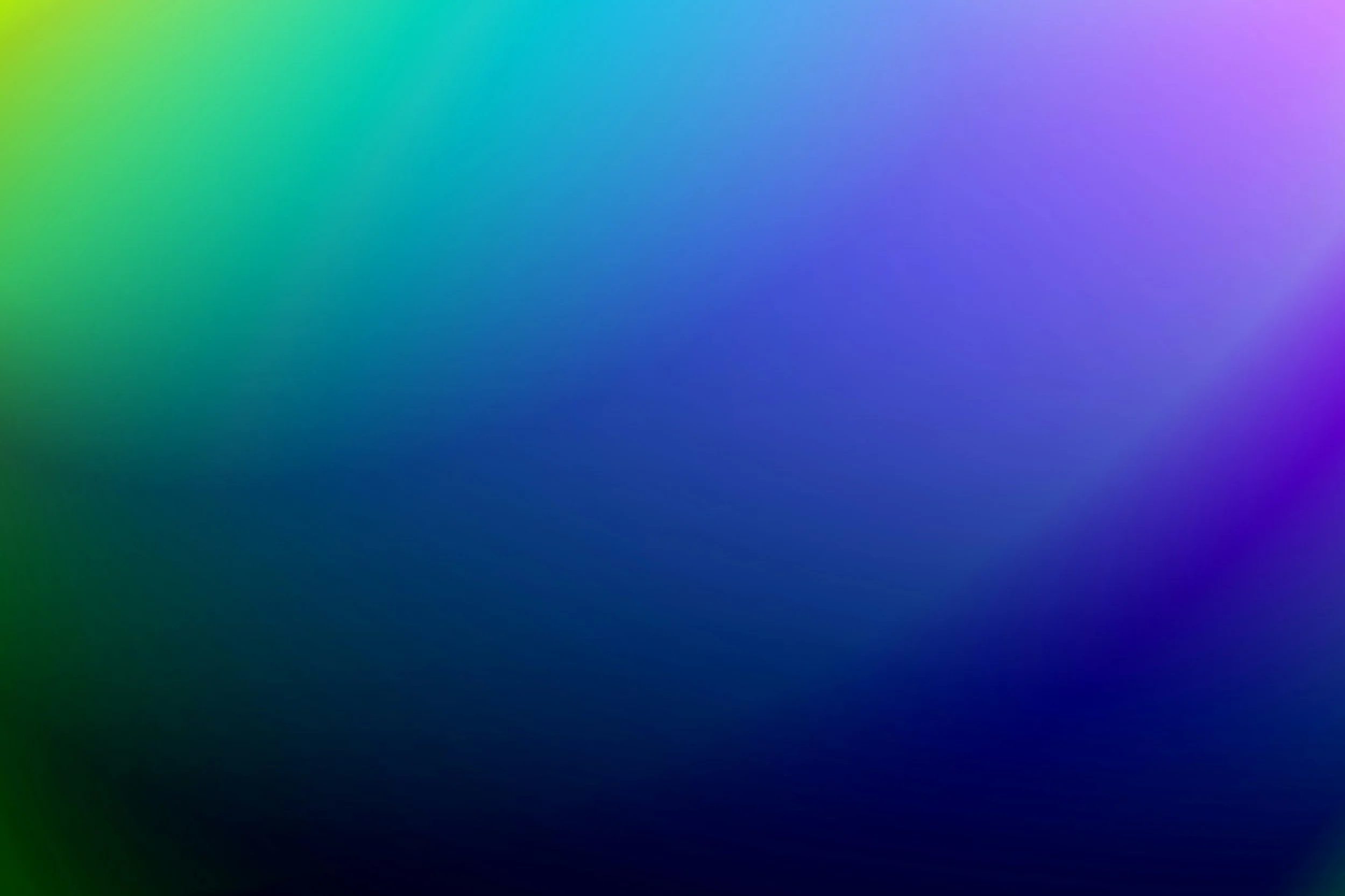 Abstract gradient background from green to purple.