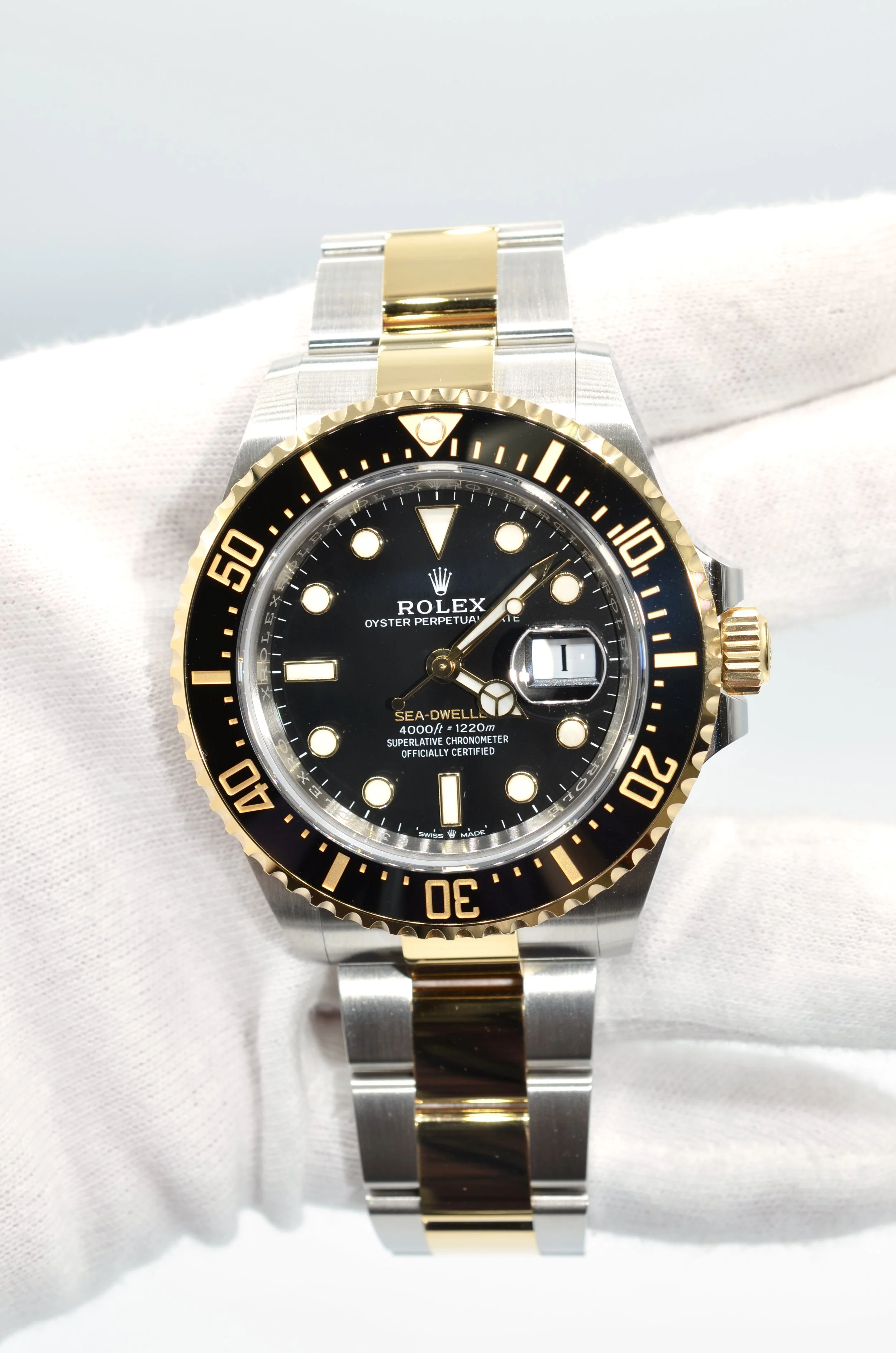 Rolex Sea-Dweller 126603 Two Tone 43mm Black Dial 2020 NOS Full Set Unworn
