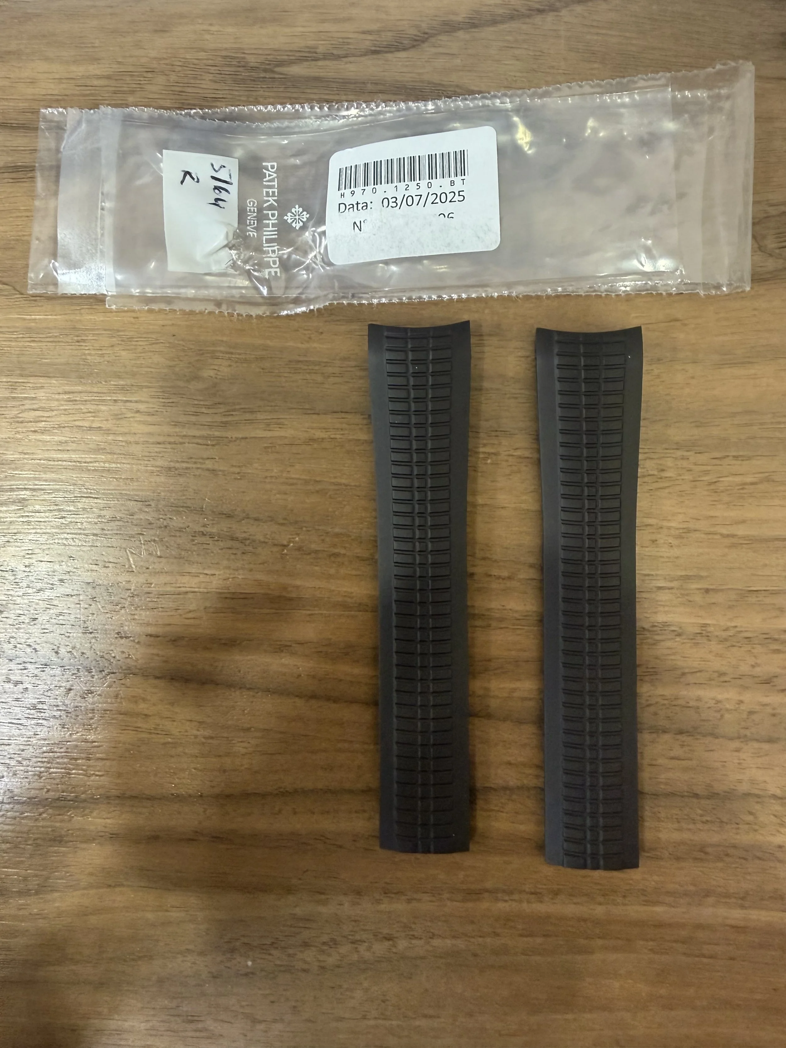 Authentic Patek Philippe Aquanaut Brown Rubber Strap 21mm x 18mm 5164R OEM New