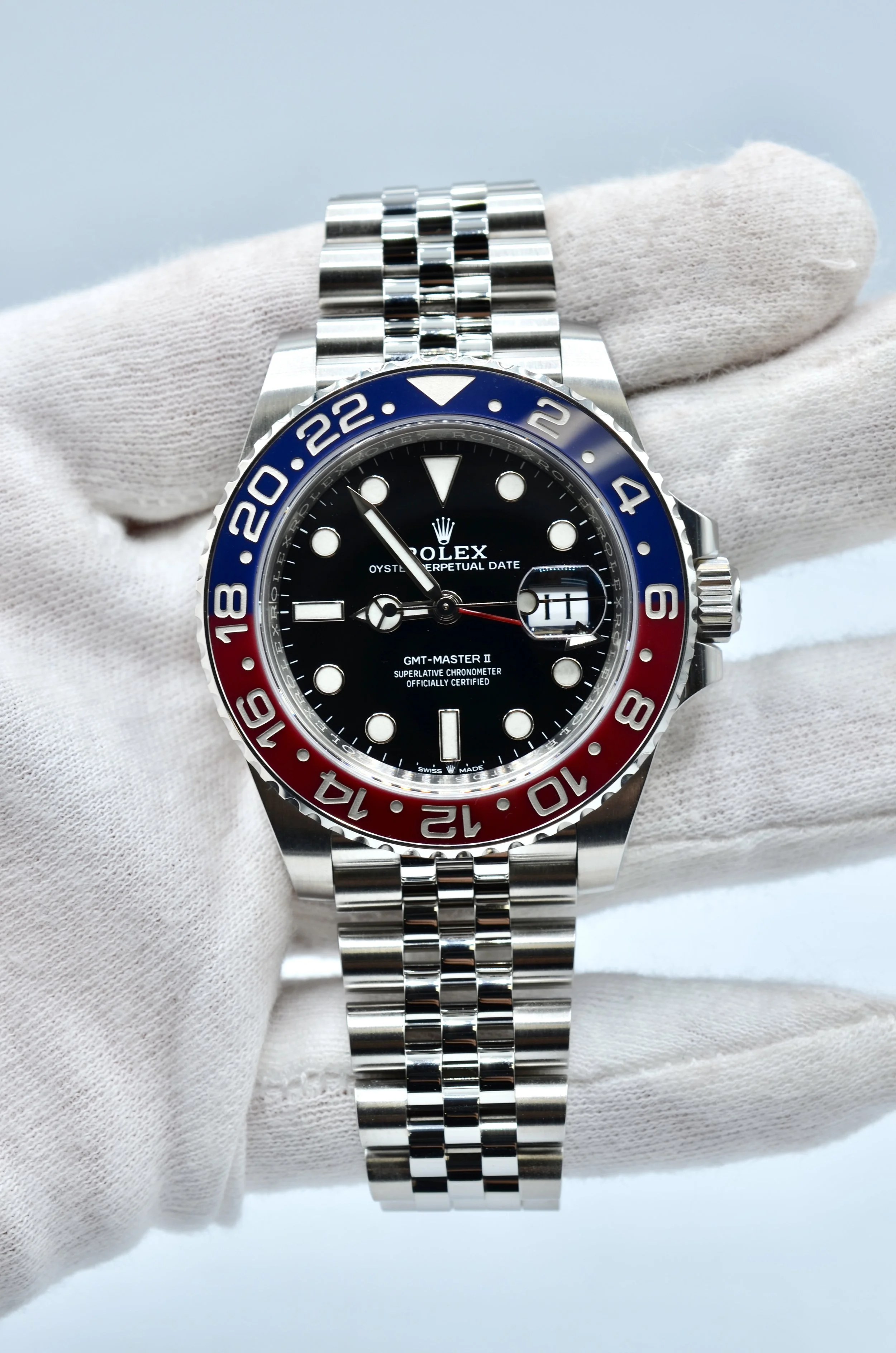 Rolex GMT-Master II 126710BLRO Pepsi – Mint Condition – Full Set Box & Papers
