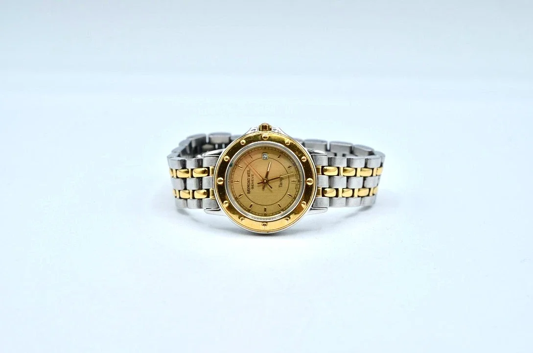 Raymond Weil Tango 5360 Ladies Two Tone Quartz Watch 28mm 63.0g Swiss Runs