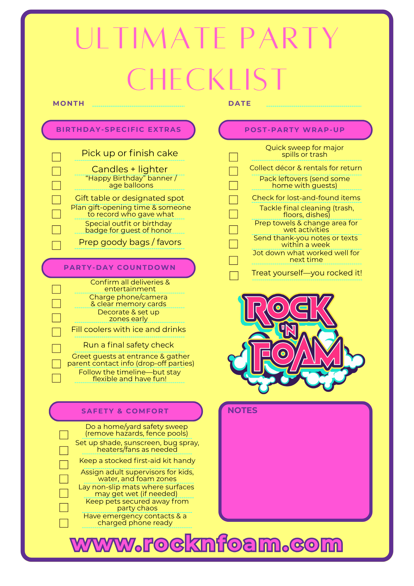 Thumbnail: Ultimate Party Planning Checklist PDF