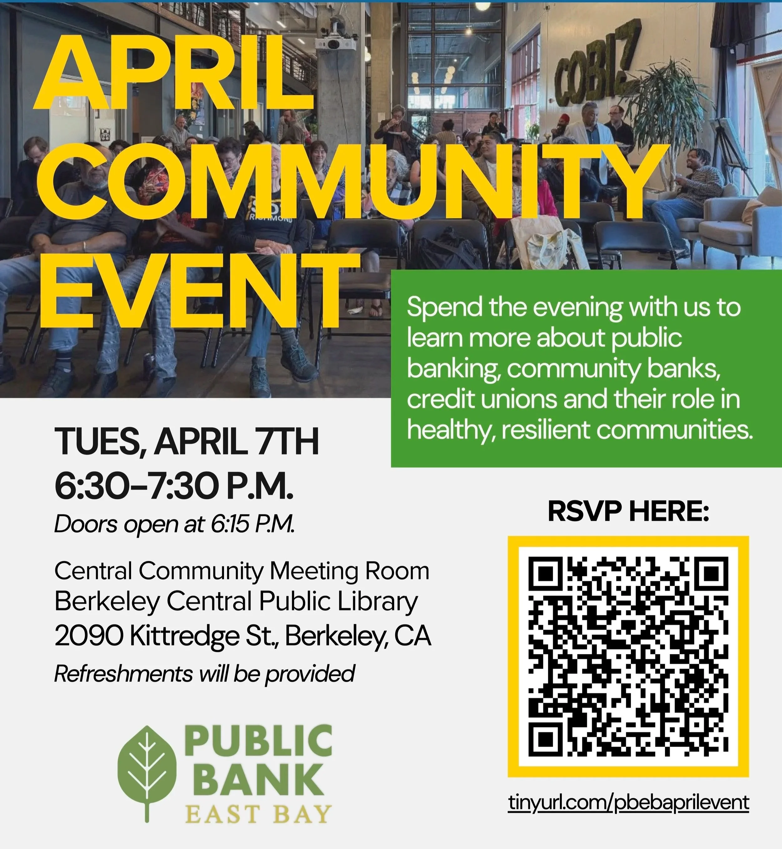 Join us for our April Community Event!