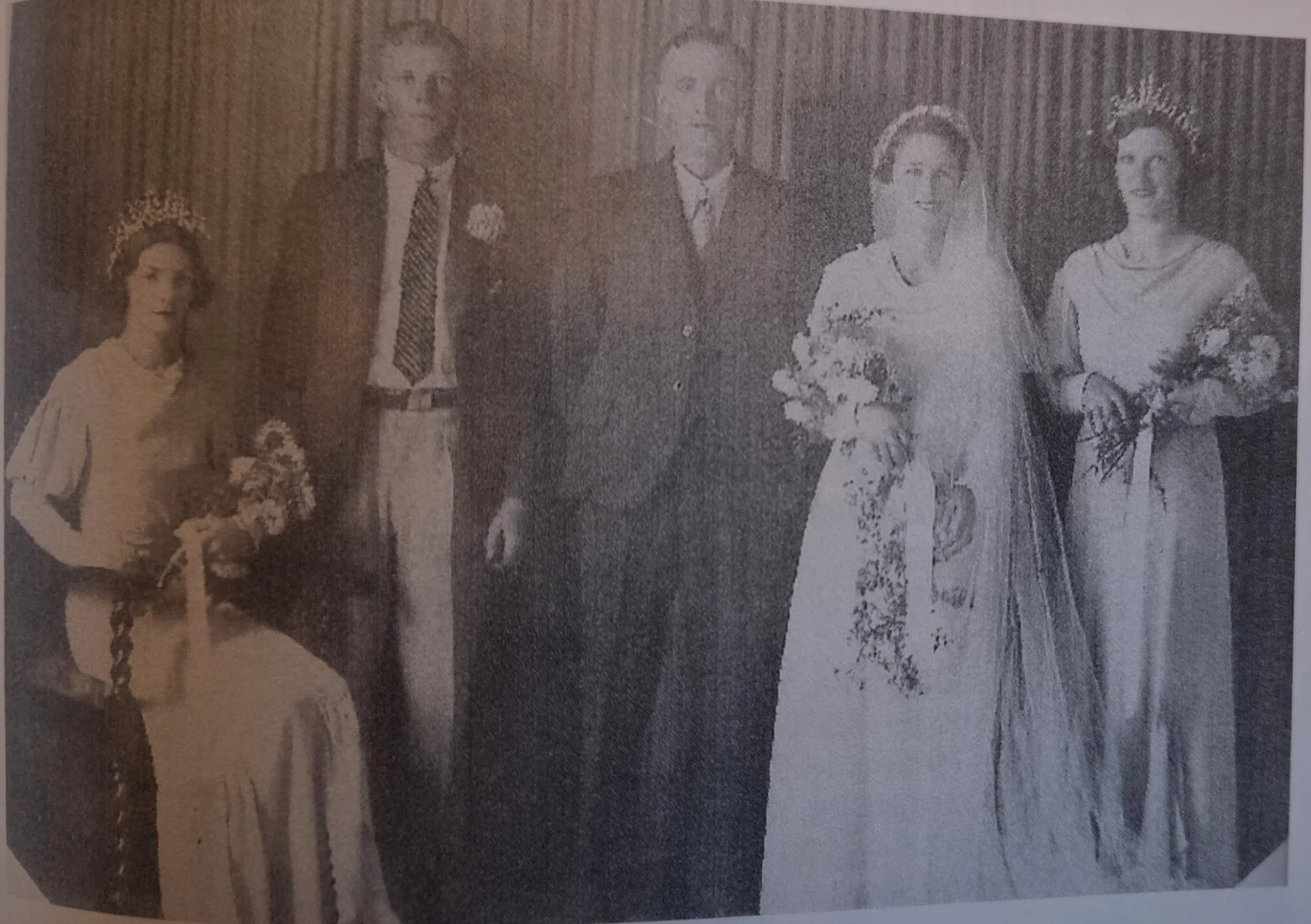 Wedding Photo of Winifred and Roy Gardam. The namesake of Wynroy Hot Yoga.