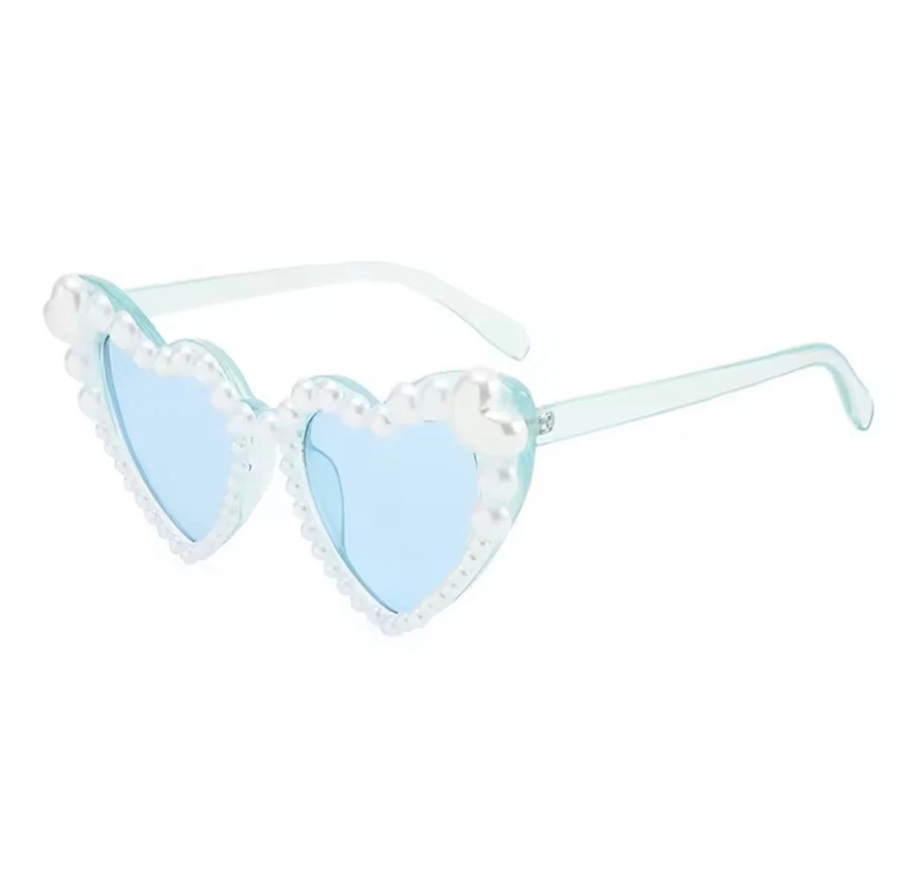 Pearl Candy Hearts in Blueberry