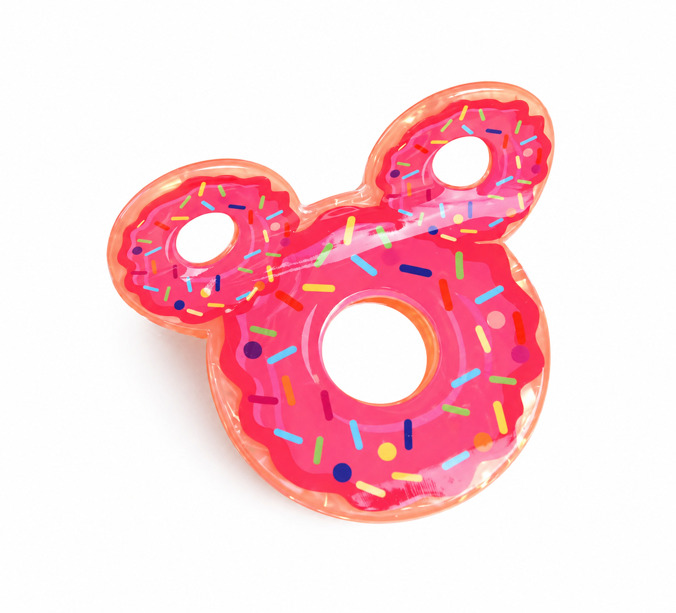 Hot Pink Donut Hair clip