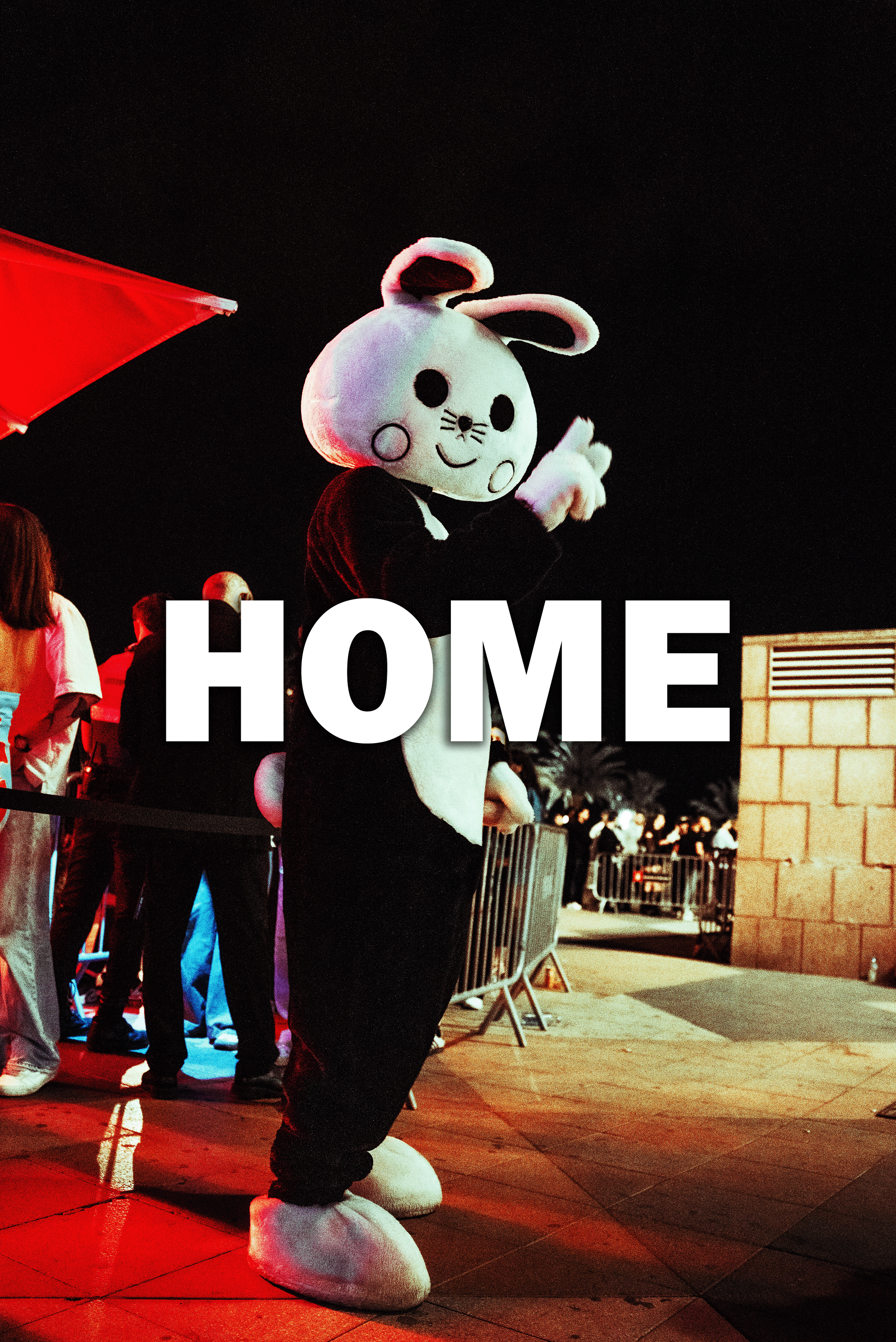 Barcelona nightlife club entrance with guestlist queue and party atmosphere at night