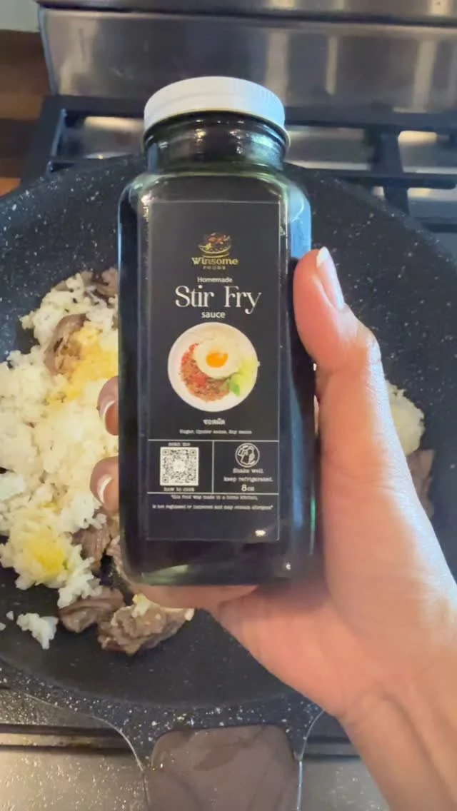 Fried rice at home everyone can do it just have our stir fry sauce! Let’s learn how to cook with us here.
Ingredients •protein as option •garlic •egg •rice •oil •green onion •stir fry sauce #winsomefoods_thai