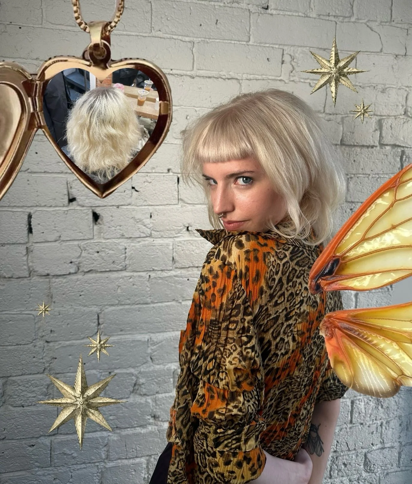 CUT COLLAB WITH @juniper.hair ❕❕+ worked on the colour with @brooke.lun.the.hair.room !! thank you so much for trusting us with your hair @cicada.ca 🪲loooove working with a cutting student to create such a sick vision!! and june always delivers on t