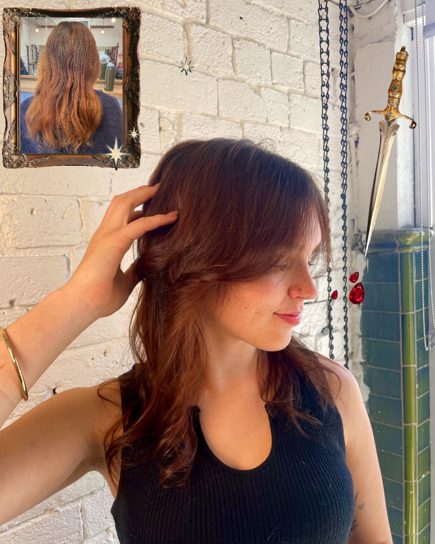 i love having little gay people in the student salon thanks for coming in @zen.ayla ! quick little colour refresh for autumn to make the natural growout easier for her 🗡️🍂

#bibaacademy #bibacolour #studentsalon #hairstudent #creativehair #melbourn