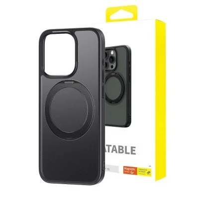 Baseus CyberLoop Series Magnetic Phone Case for iPhone 15-Frosted Black