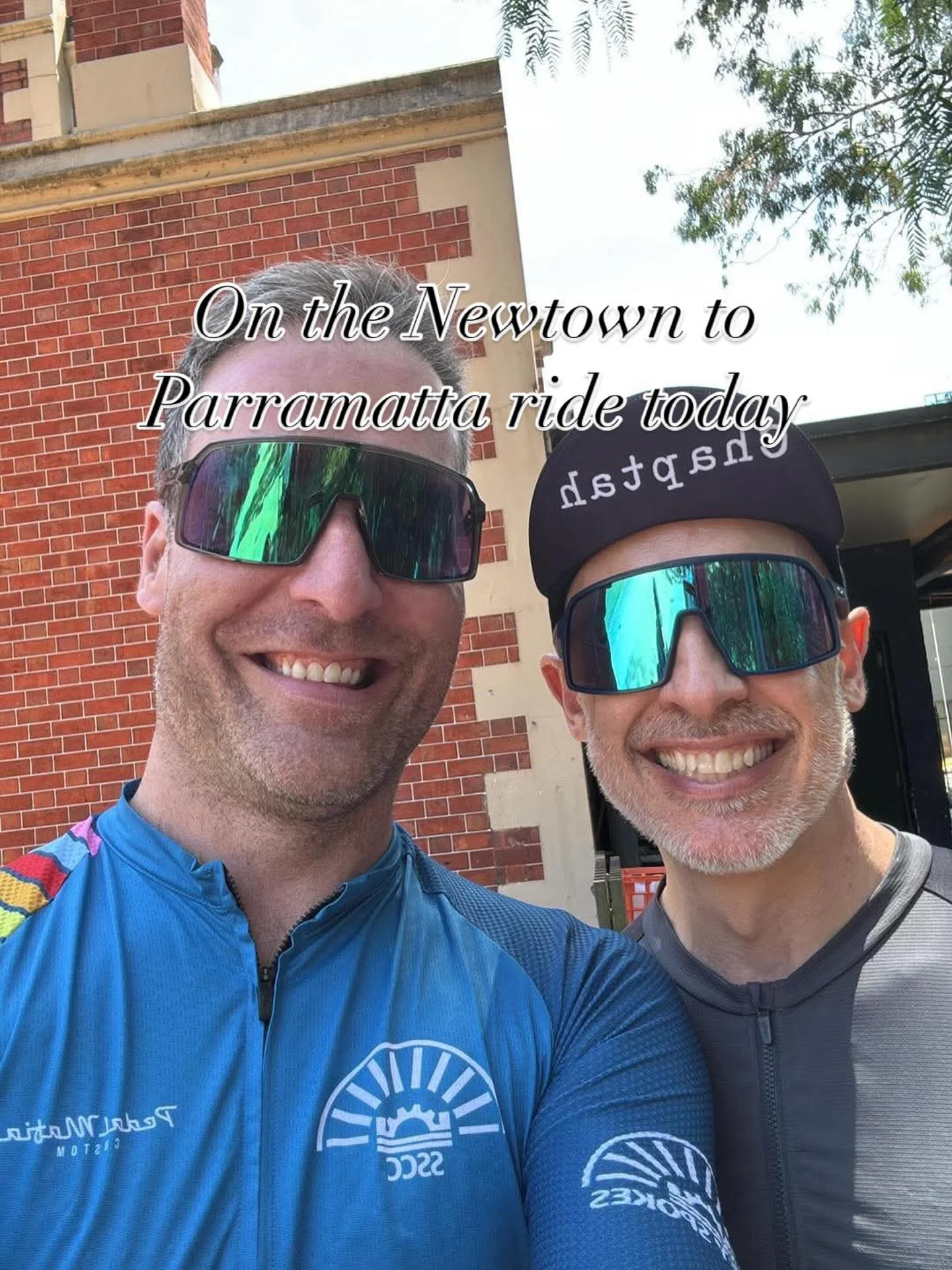 Boys out cycling today - Newtown to Parramatta