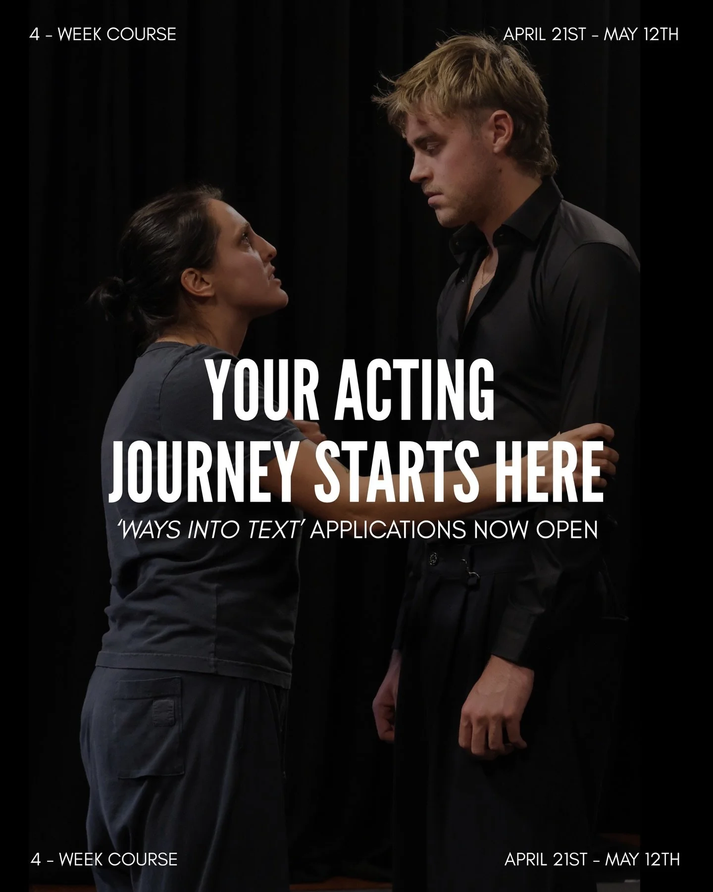 Start your acting journey from the ground up! 

Link in bio.

#acting #training #journey #craft