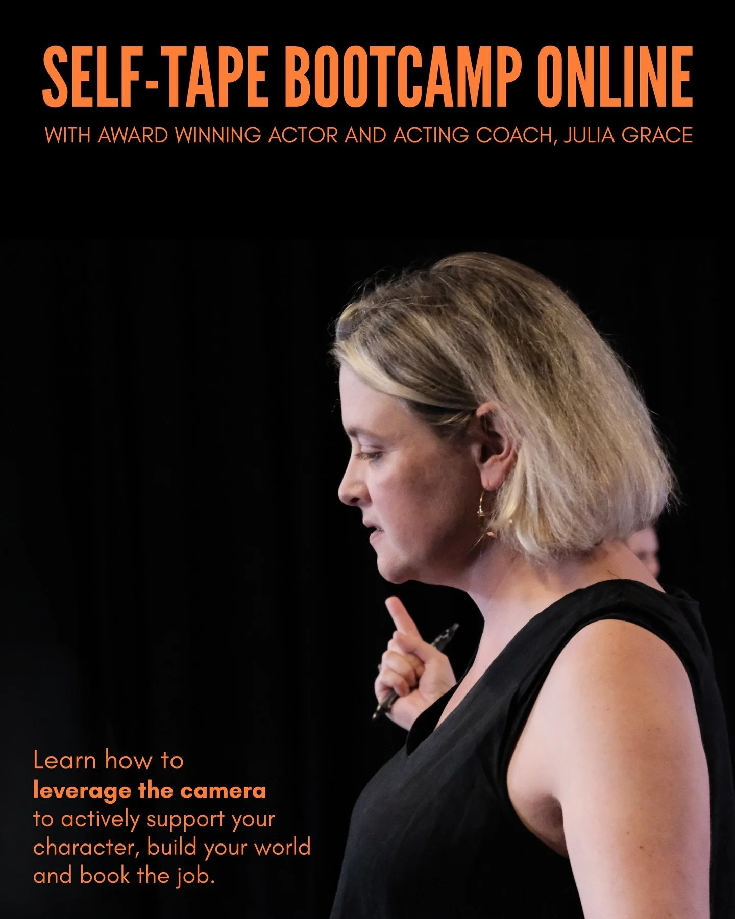 Stop guessing and start booking with Award Winning Actor and Acting Coach, Julia Grace this June.

Link in bio.