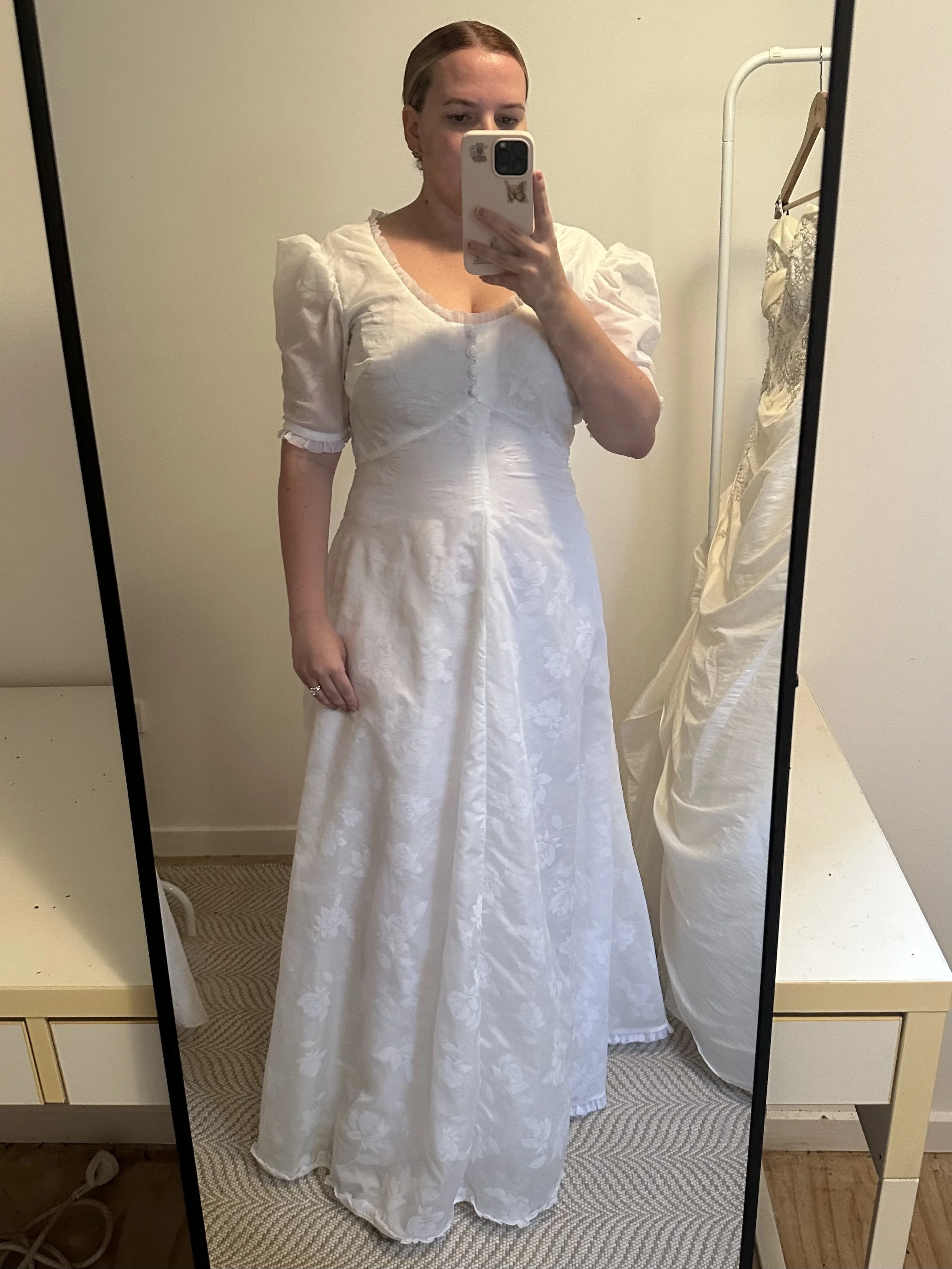 1970s/1980s Floral Dream Bridal Gown