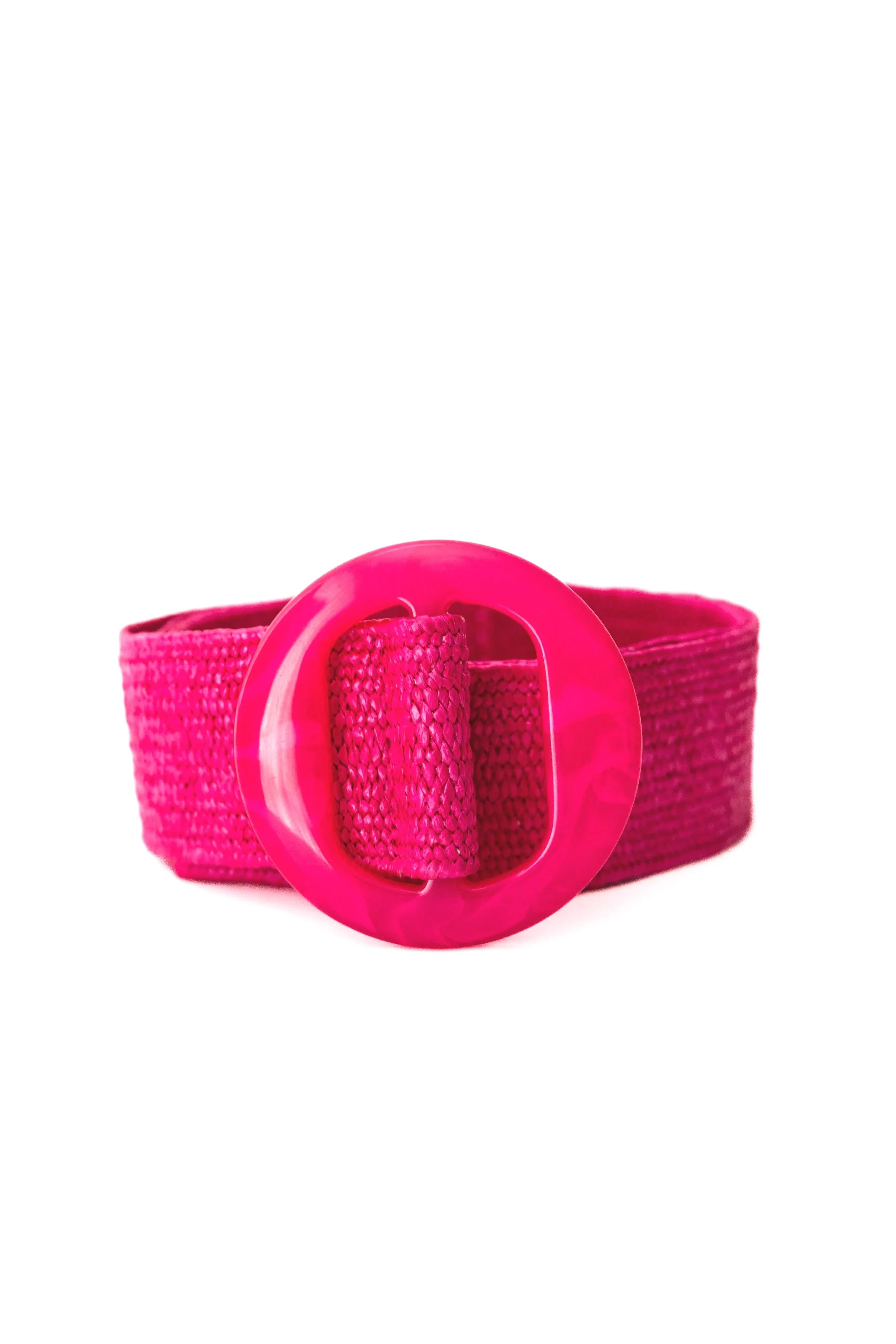 Hot Pink Woven Belt