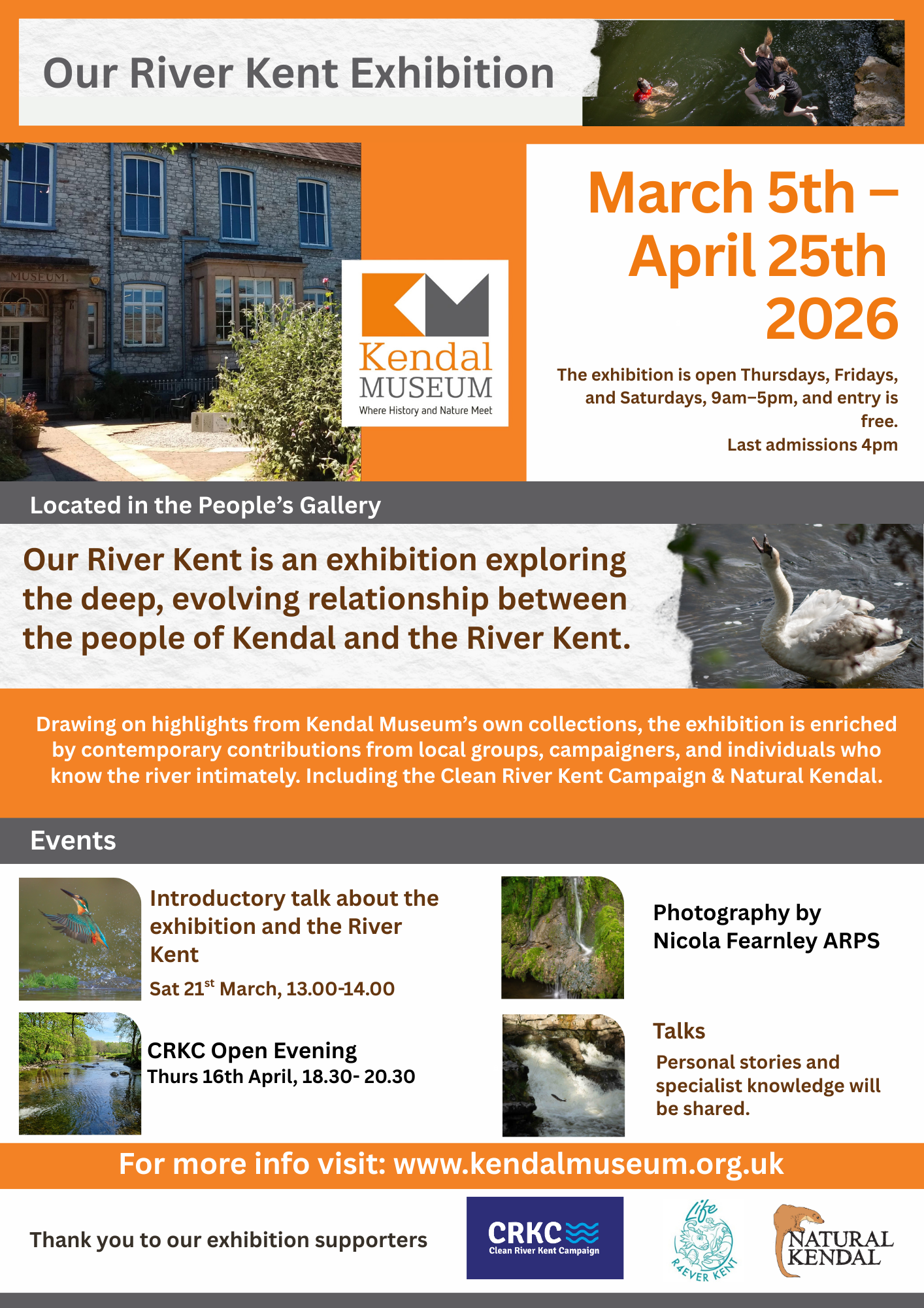Our River Kent Exhibition - Kendal Museum