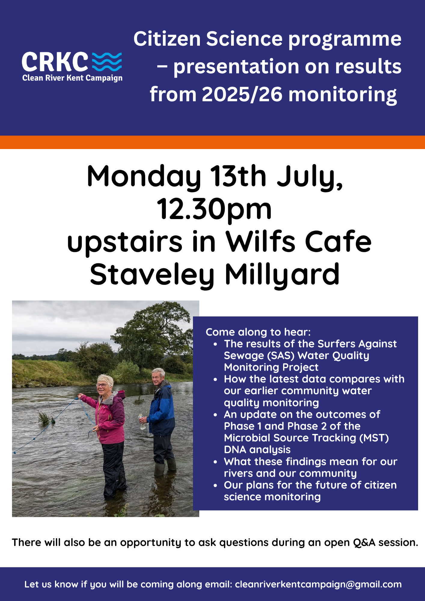 Citizen Science programme – presentation on results from 2025/26 monitoring