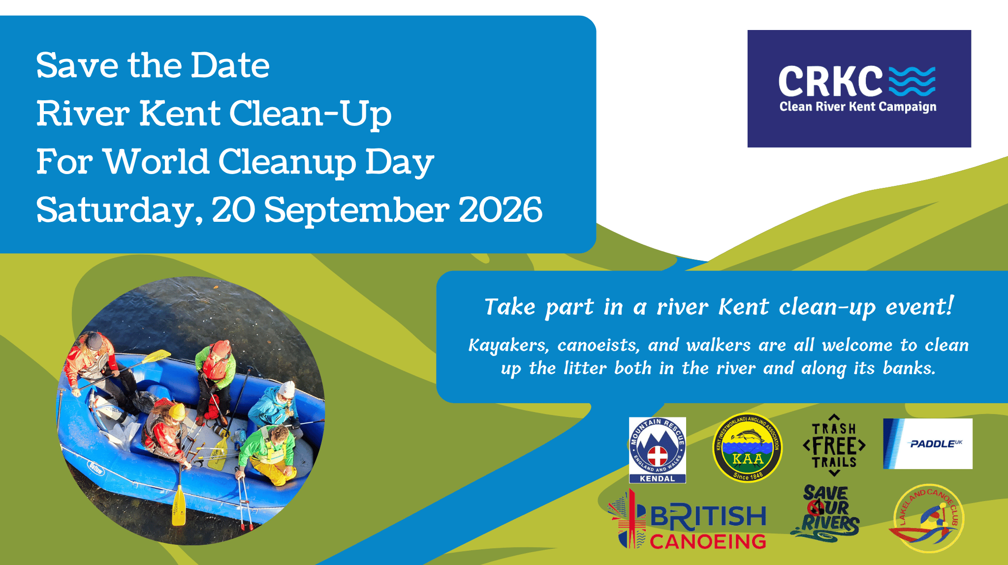 STD - River Kent Clean-Up For World Cleanup Day