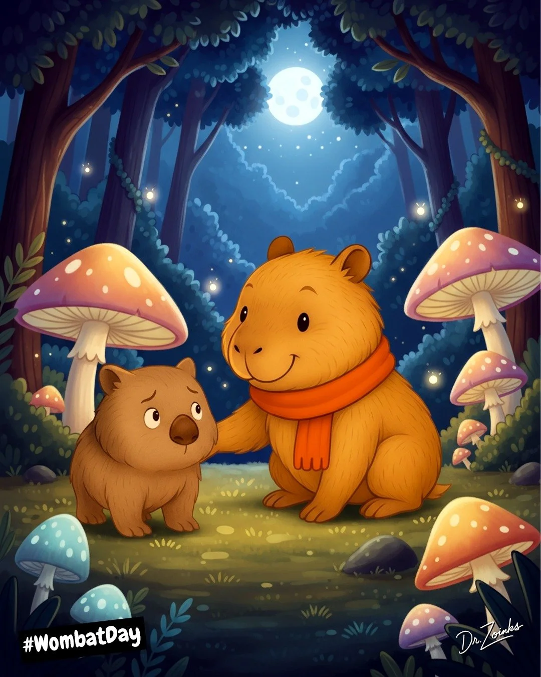 Wombat wonder!

Did you know? Wombat Day is celebrated every year on October 22nd. This special day is all about raising awareness and celebrating these adorable, burrowing marsupials native to Australia. Wombats are known for their strong digging sk