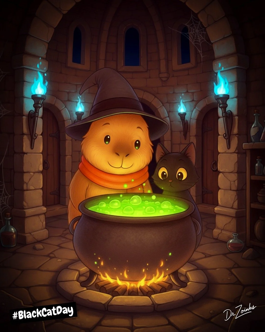 Meow-gical vibes

Did you know? National Black Cat Day is celebrated every year on October 27th. This day is all about celebrating and promoting the adoption of black cats, who are often overlooked in shelters due to old superstitions and myths. Blac