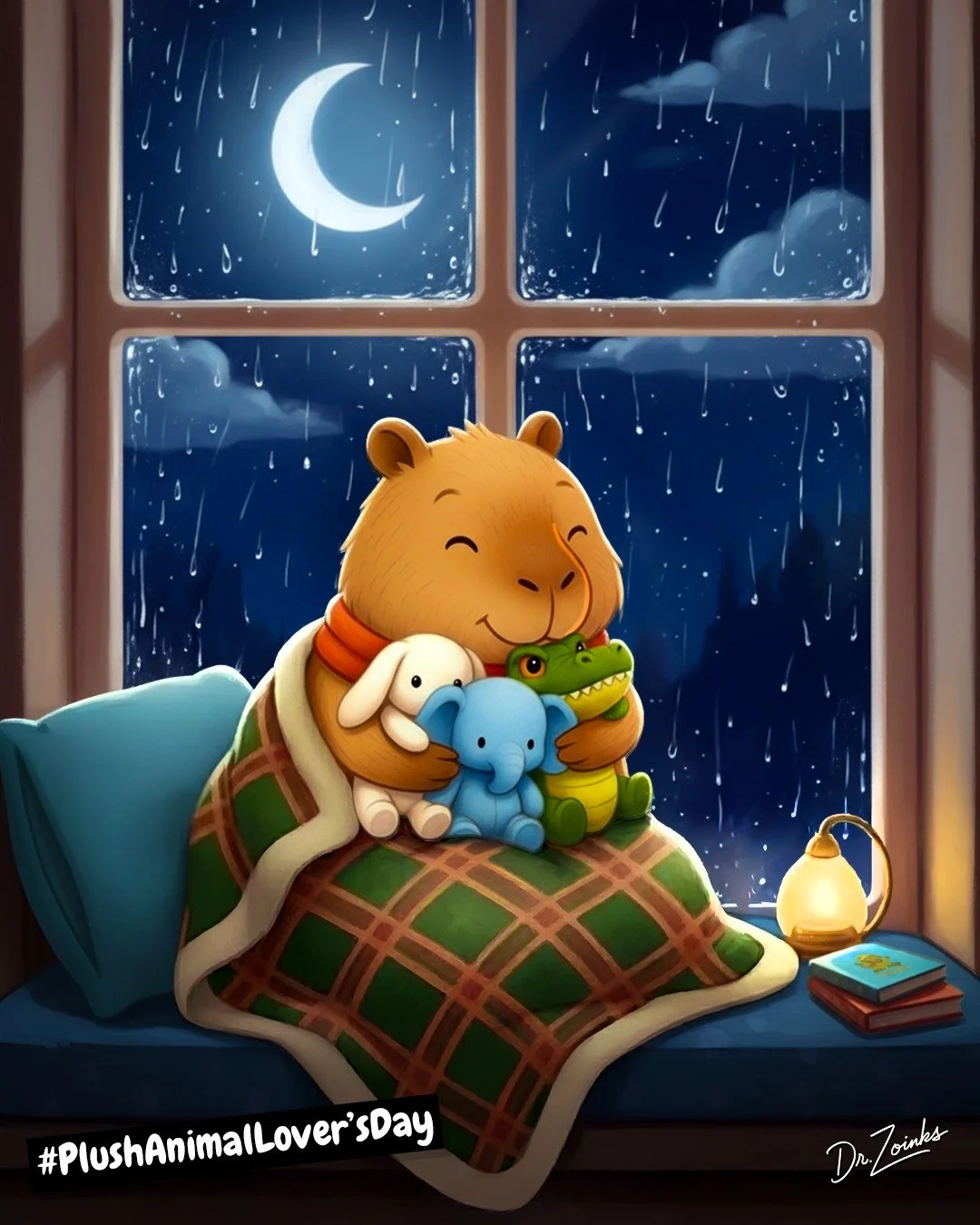 Snuggle up!

Did you know? Plush Animal Lover&rsquo;s Day is celebrated every year on October 28th. This day is all about showing extra love and appreciation for your favorite stuffed animals. Whether it&rsquo;s a childhood teddy bear, a quirky plush