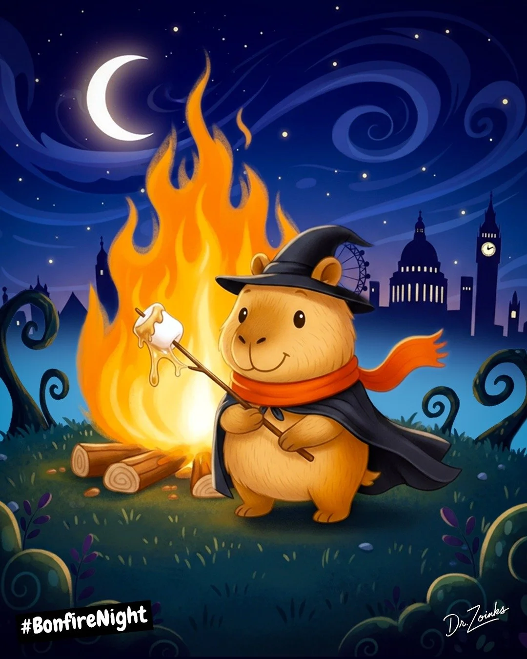 Remember, Remember

Did you know? Bonfire Night, also known as Guy Fawkes Night, is celebrated every year on November 5th in the UK. This exciting evening is filled with dazzling fireworks, glowing bonfires, and cozy treats like toffee apples and hot