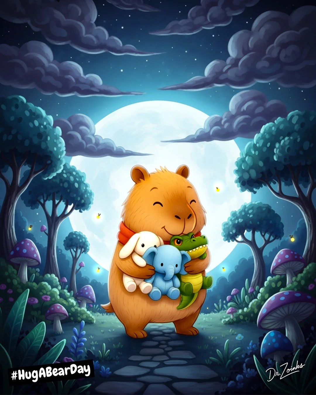 Snuggle Your Plush

Did you know? November 7th is the perfect day to celebrate National Hug A Bear Day. Whether its a squishy elephant, a silly bunny or a crocodile obsessed with world domination, today is all about giving your favorite stuffed frien