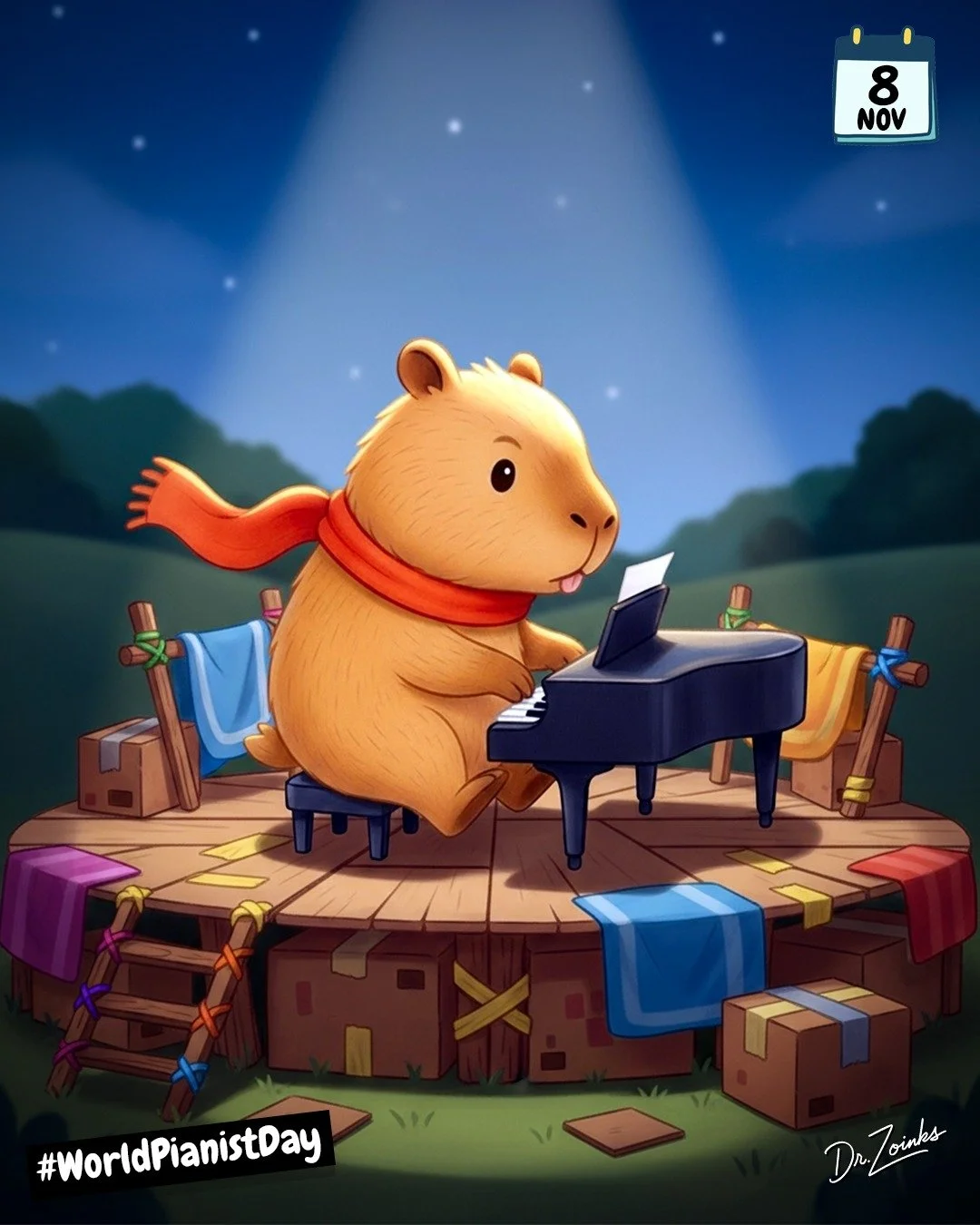 Melodies &amp; Magic

Did you know? World Pianist Day is celebrated every year on November 8th. This special day honors the incredible talent and passion of pianists around the globe. From classical concertos to jazz improvisations, the piano brings 