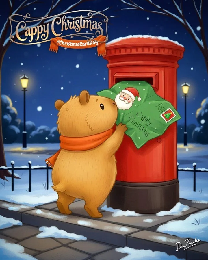 Spread the cheer

Did you know? The first Christmas card was created in 1843 in England! A man named Sir Henry Cole wanted a quick way to wish his friends happy holidays, so he hired an artist to design a card he could send to many people. The idea c