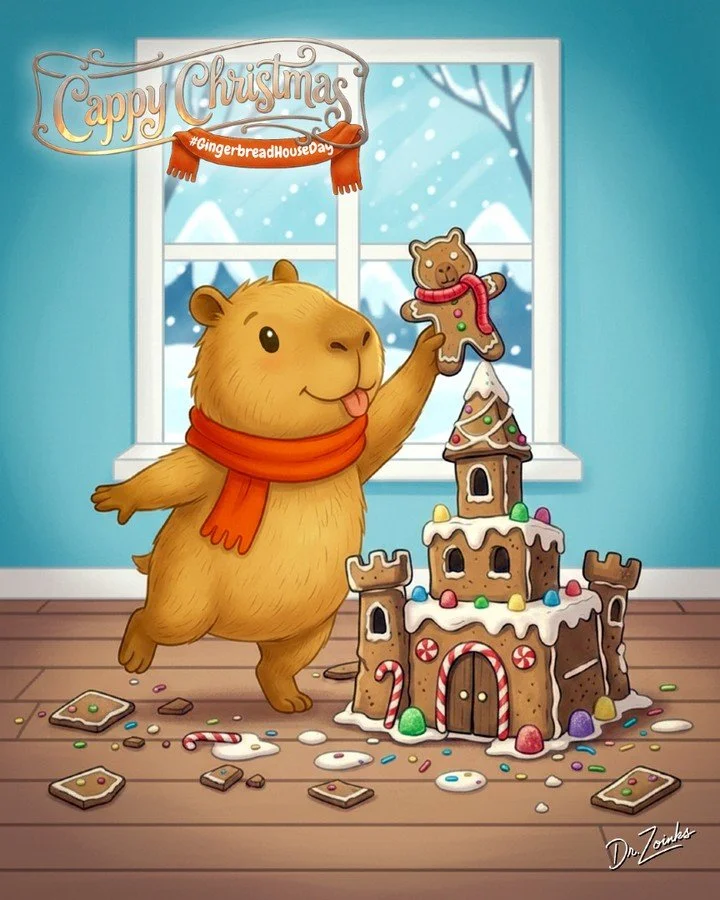 Sweet architecture

Did you know? Gingerbread House Day is celebrated every year on December 12th. This sweet and creative day is all about building, decorating, and admiring gingerbread houses. Whether you use candy canes, gumdrops, or icing to crea