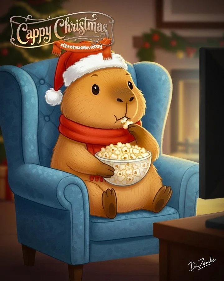 Movie magic all day

ational Christmas Movie Marathon Day is celebrated every year on December 25th. This cozy day is all about snuggling up with hot cocoa, blankets, and a lineup of your favorite holiday films. Whether you love classics like It&rsqu