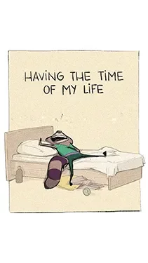 Animation about Friday night habits.