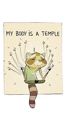Animation about how your body is a temple.