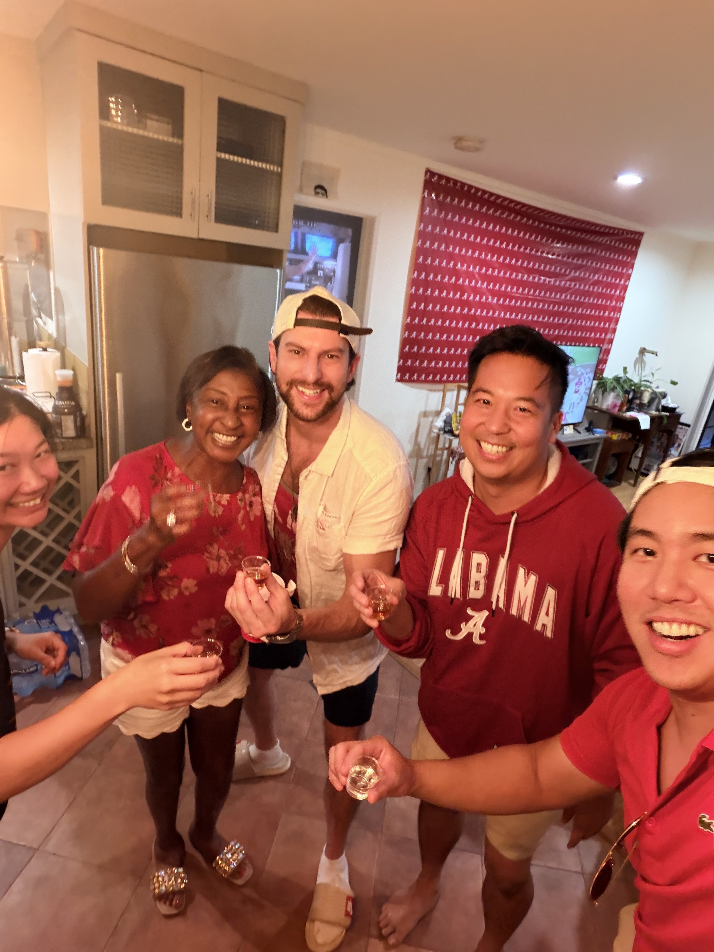 Rollll Tide! with friends & neighbors :)